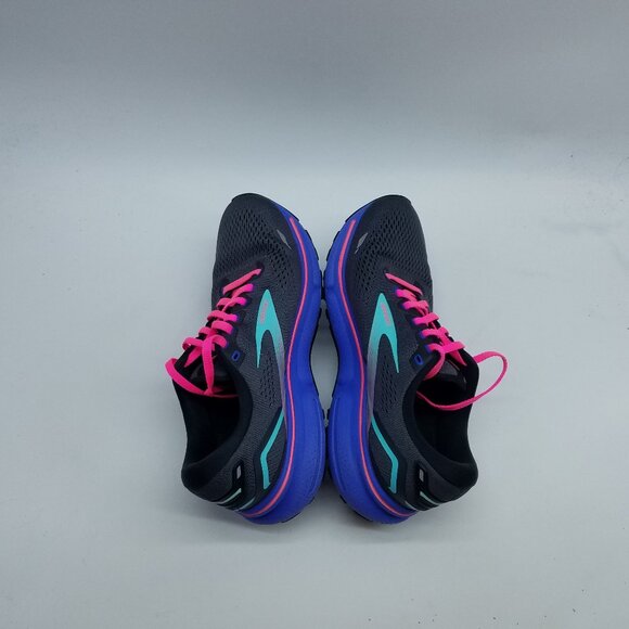 Brooks Ghost 15 Women's Size 8.5 B (Medium) Running Shoes Black Blue Aruba - Picture 6 of 13